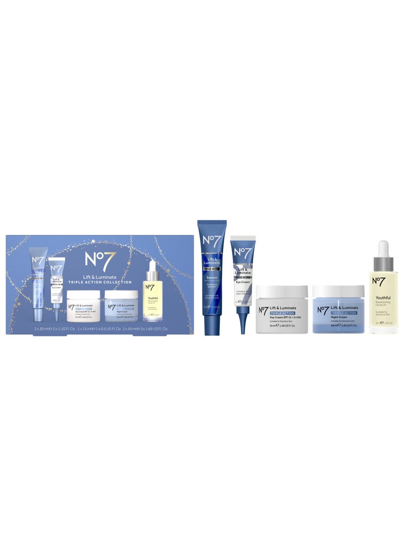 Boots No.7 No7 Lift And Luminate Advanced Collection Gift Set - [Set of 5] - Image 3